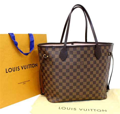 louis vuitton neverfull mm rose ballerine damier azur